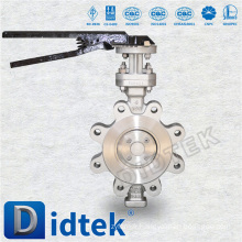 Didtek Fiable Fournisseur 100% test pn25 valve papillon